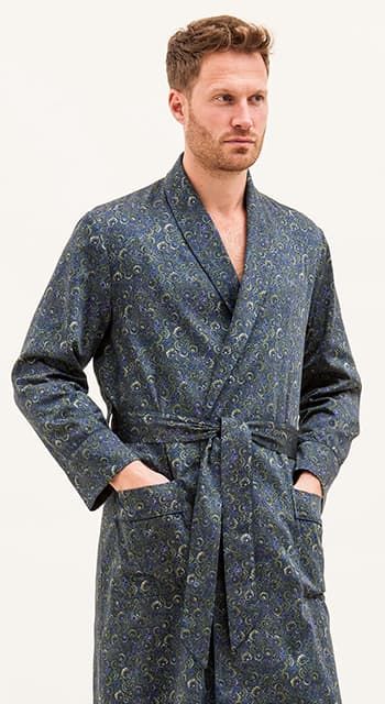 mens luxury dressing gown